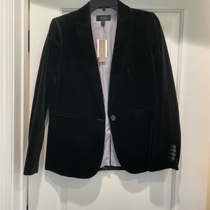 Brand New With Tags Black Velvet Blazer